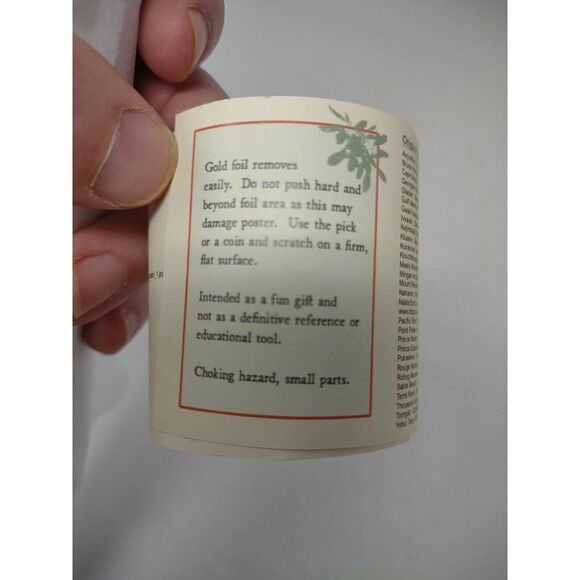 Canada Outdoors Travel Scratch Map All 48 National Parks Bonus 20x16in 52x41cm - Picture 8 of 10